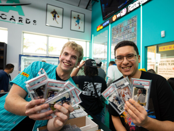 Buying and selling cards at AA Mint Cards